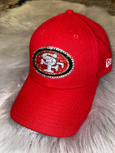 Load image into Gallery viewer, LOGO Blinged Dad Caps (ANY TEAM)