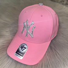 Load image into Gallery viewer, LOGO Blinged Dad Caps (ANY TEAM)