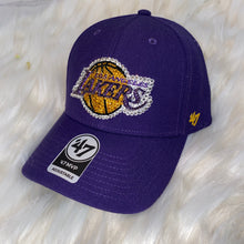 Load image into Gallery viewer, LOGO Blinged Dad Caps (ANY TEAM)