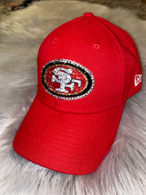 Load image into Gallery viewer, LOGO Blinged Dad Caps (ANY TEAM)
